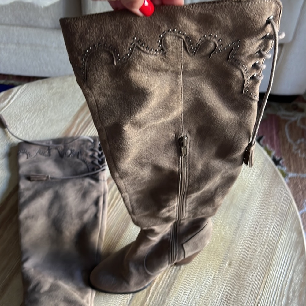 Report faux suede - over the knee boots🎁 - Picture 3 of 10